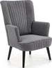 Lounge Chair Padua | size: Width: 75cm, Height: 100cm, Depth: 70cm | color: Gray | image: 1 | variant: 1002740