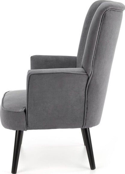Lounge Chair Padua | size: Width: 75cm, Height: 100cm, Depth: 70cm | color: Gray | image: 3 | variant: 1002740