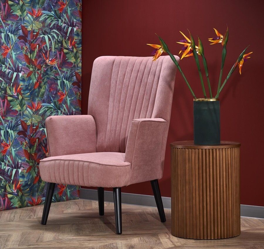 Lounge Chair Padua | size: Width: 75cm, Height: 100cm, Depth: 70cm | color: Pink | image: 8 | variant: 1002739