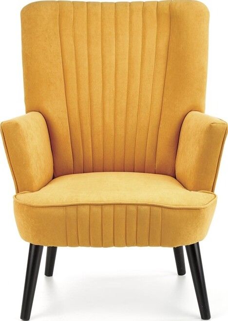 Lounge Chair Padua | size: Width: 75cm, Height: 100cm, Depth: 70cm | color: Yellow | image: 5 | variant: 1002738