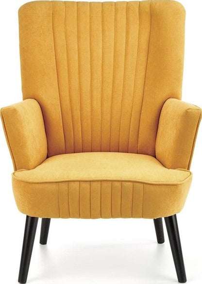 Lounge Chair Padua | size: Width: 75cm, Height: 100cm, Depth: 70cm | color: Yellow | image: 5 | variant: 1002738