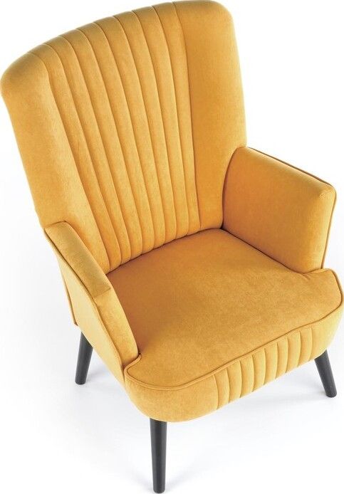 Lounge Chair Padua | size: Width: 75cm, Height: 100cm, Depth: 70cm | color: Yellow | image: 6 | variant: 1002738