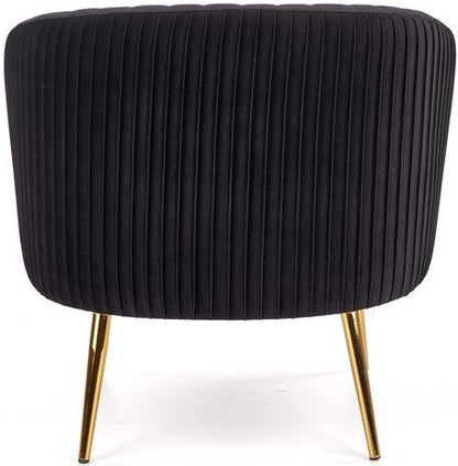 Lounge Chair Pisa | size: Width: 78cm, Height: 80cm, Depth: 72cm | color: Black | image: 2 | variant: 1002736