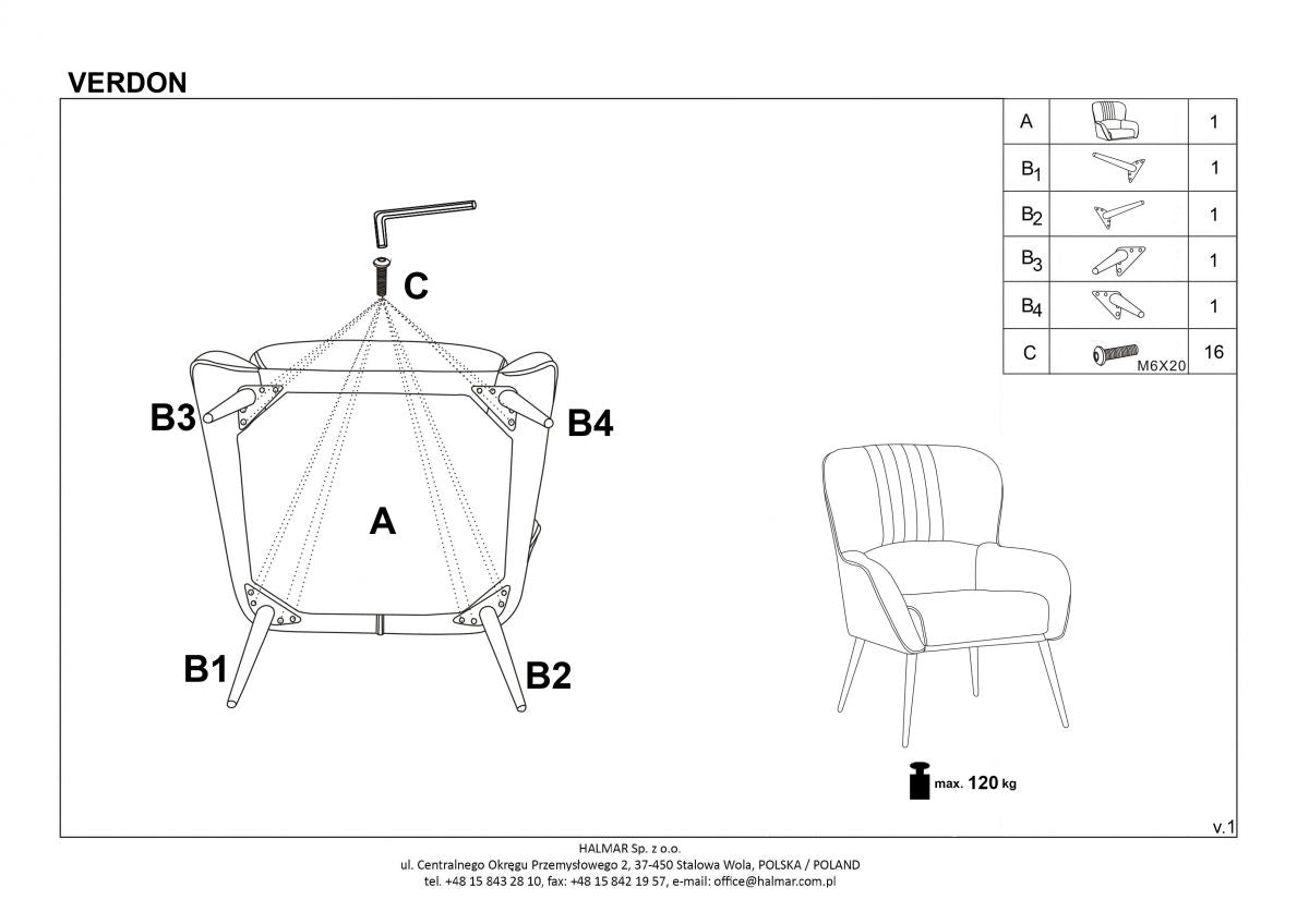 Lounge Chair Pordenone | size: Width: 73cm, Height: 94cm, Depth: 70cm | color: Gray | image: 10 | variant: 1002849
