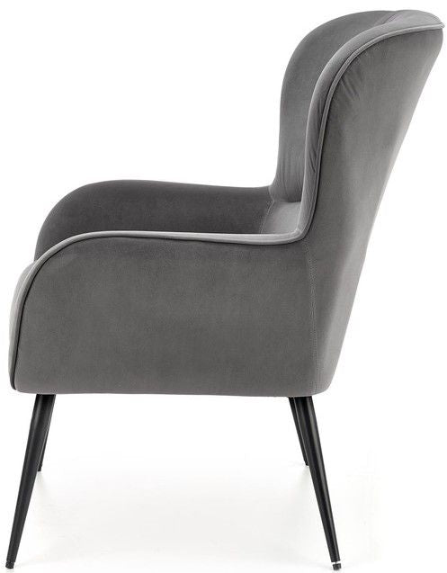 Lounge Chair Pordenone | size: Width: 73cm, Height: 94cm, Depth: 70cm | color: Gray | image: 4 | variant: 1002849