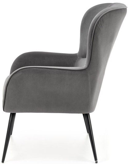 Lounge Chair Pordenone | size: Width: 73cm, Height: 94cm, Depth: 70cm | color: Gray | image: 4 | variant: 1002849