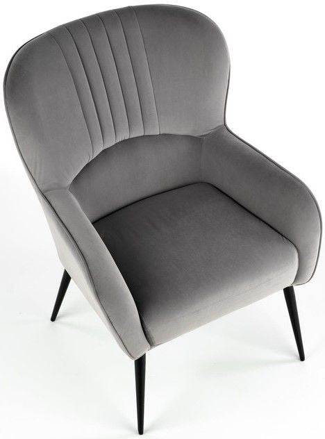 Lounge Chair Pordenone | size: Width: 73cm, Height: 94cm, Depth: 70cm | color: Gray | image: 6 | variant: 1002849