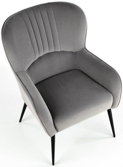 Lounge Chair Pordenone | size: Width: 73cm, Height: 94cm, Depth: 70cm | color: Gray | image: 6 | variant: 1002849