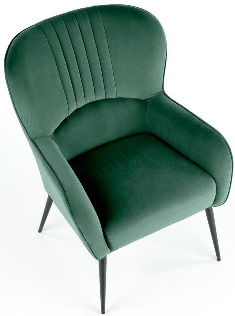 Lounge Chair Pordenone | size: Width: 73cm, Height: 94cm, Depth: 70cm | color: Green | image: 2 | variant: 1002850