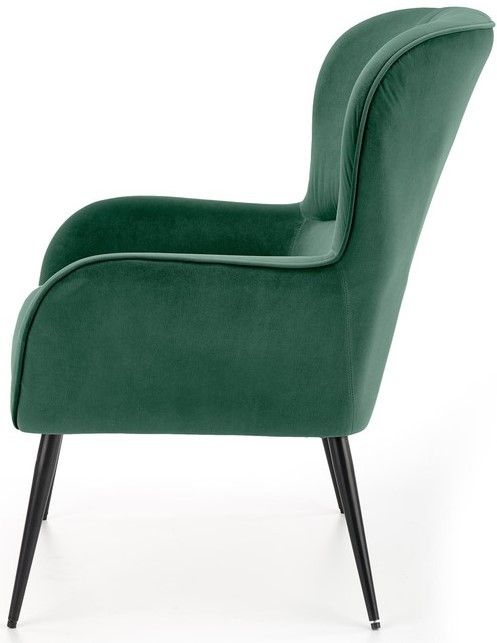 Lounge Chair Pordenone | size: Width: 73cm, Height: 94cm, Depth: 70cm | color: Green | image: 4 | variant: 1002850