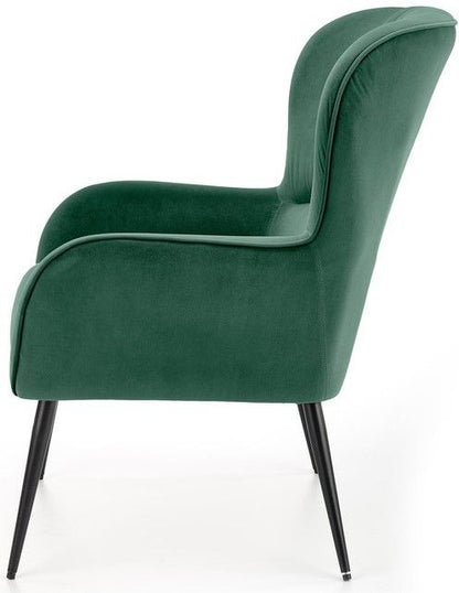 Lounge Chair Pordenone | size: Width: 73cm, Height: 94cm, Depth: 70cm | color: Green | image: 4 | variant: 1002850