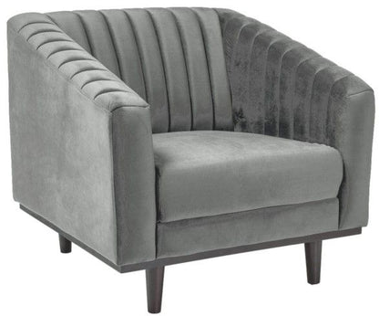 Lounge Chair Port Louis | size: Width: 83cm, Height: 78cm, Depth: 60cm | color: Gray | image: 1 | variant: 1004013