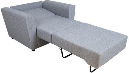 Lounge Chair Porth | size: Width: 112cm, Height: 86cm, Depth: 83cm | color: Gray | image: 2 | variant: 1001380