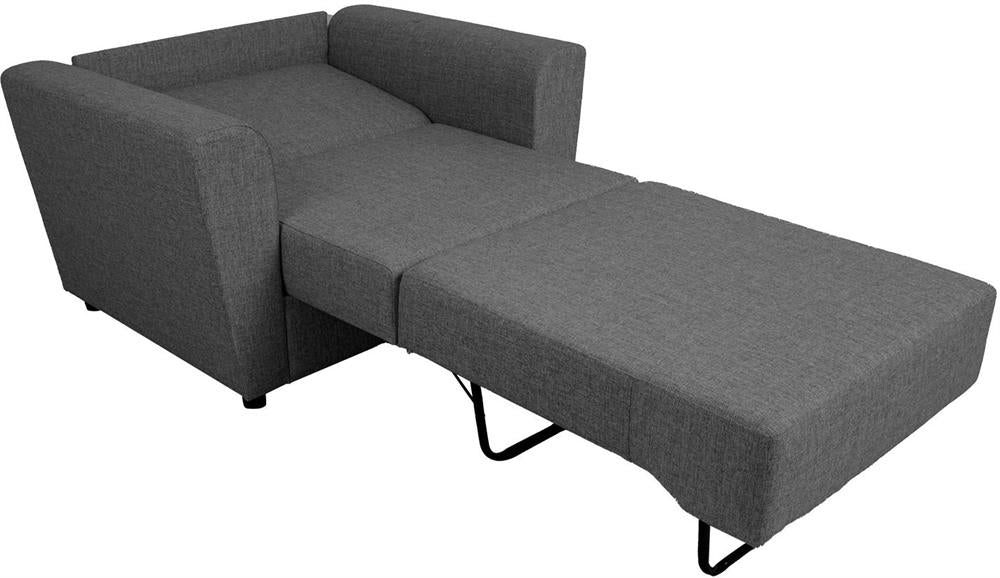 Lounge Chair Porth | size: Width: 112cm, Height: 86cm, Depth: 83cm | color: Gray | image: 2 | variant: 1001381