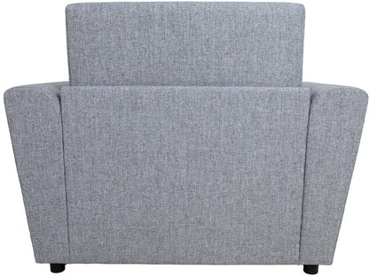Lounge Chair Porth | size: Width: 112cm, Height: 86cm, Depth: 83cm | color: Gray | image: 4 | variant: 1001380