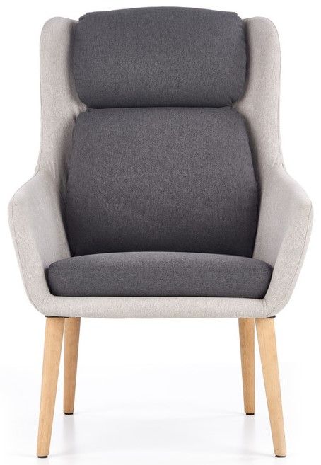 Lounge Chair Purio | size: Width: 67cm, Height: 103cm, Depth: 75cm | color: Gray | image: 3 | variant: 1004707
