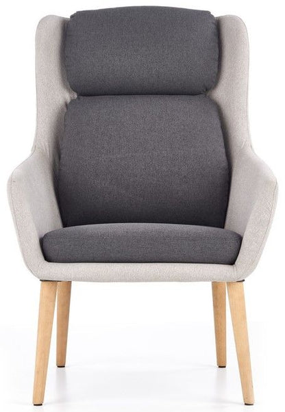 Lounge Chair Purio | size: Width: 67cm, Height: 103cm, Depth: 75cm | color: Gray | image: 3 | variant: 1004707