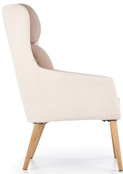 Lounge Chair Ragusa | size: Width: 67cm, Height: 103cm, Depth: 75cm | color: Brown/Grey | image: 5 | variant: 1002810