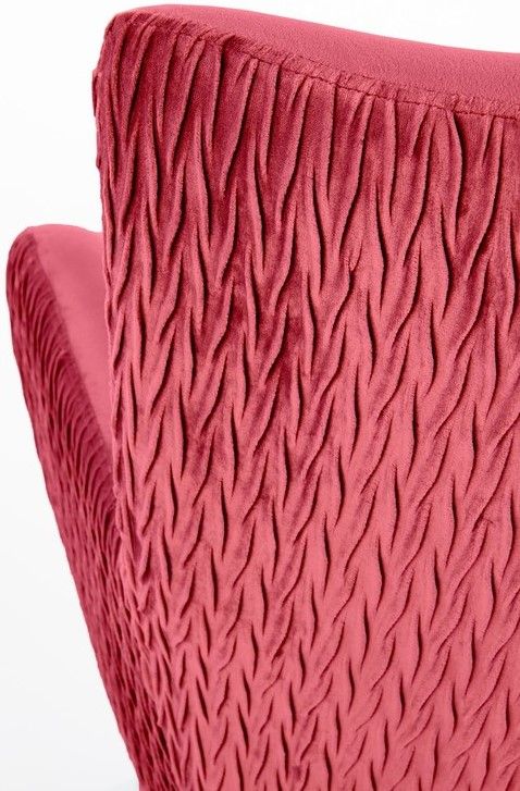 Lounge Chair Ravel | size: Width: 70cm, Height: 100cm, Depth: 78cm | color: Red | image: 4 | variant: 1004712