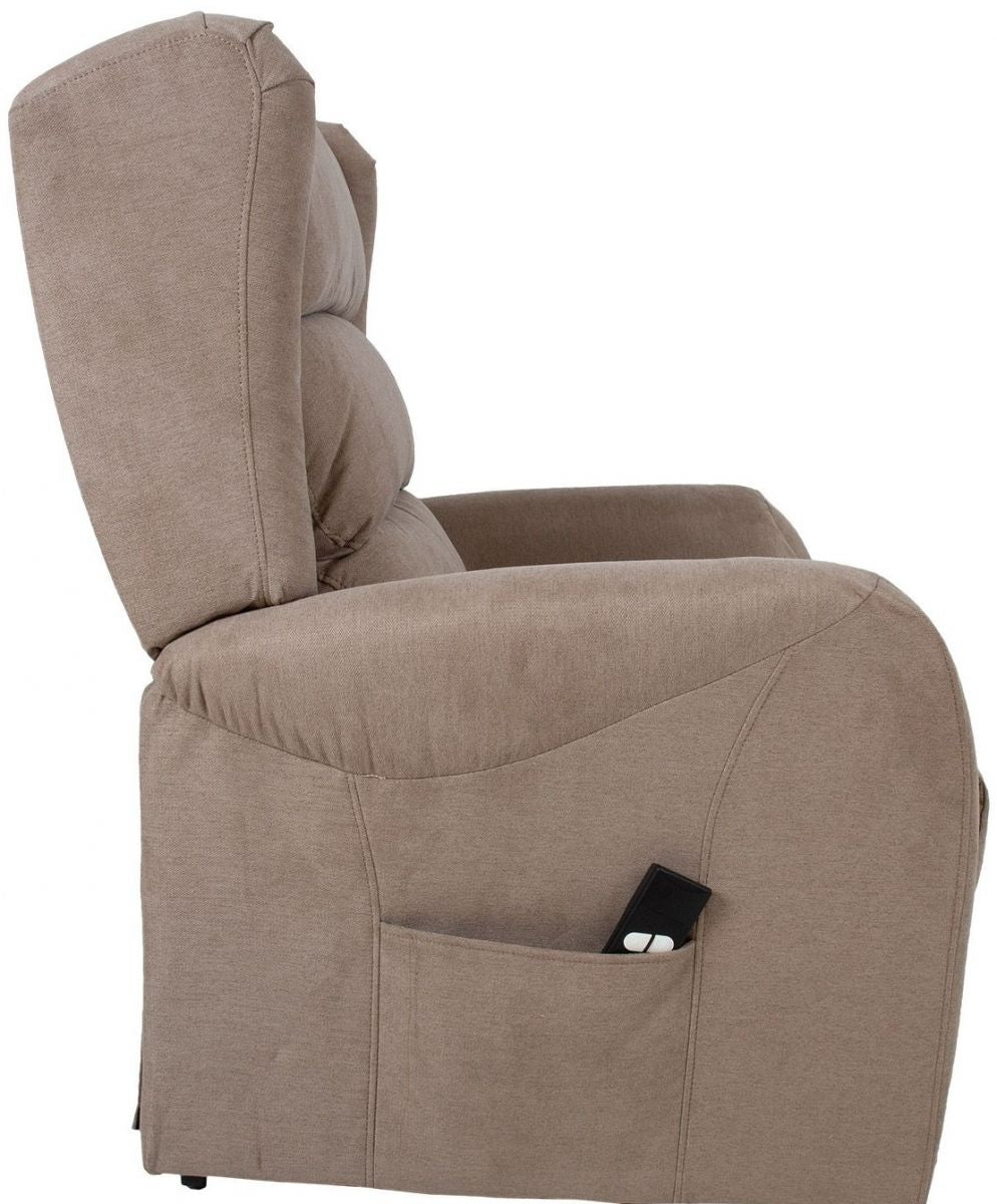 Lounge Chair Rye | size: Width: 77cm, Height: 106cm, Depth: 90cm | color: Brown | image: 3 | variant: 1000932