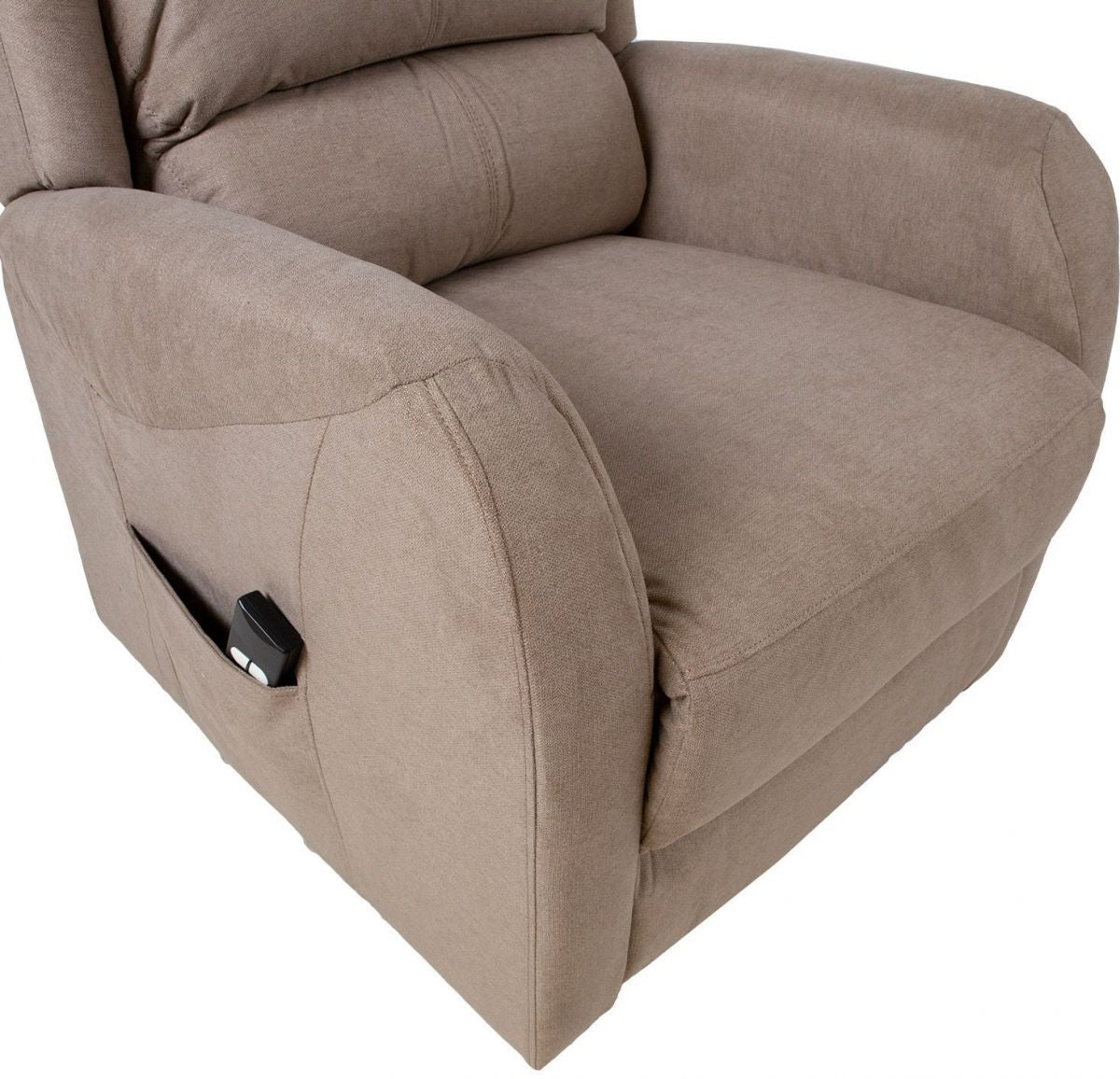 Lounge Chair Rye | size: Width: 77cm, Height: 106cm, Depth: 90cm | color: Brown | image: 6 | variant: 1000932