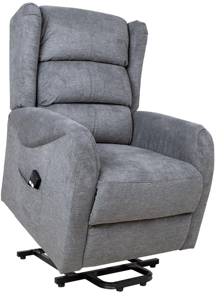 Lounge Chair Rye | size: Width: 77cm, Height: 106cm, Depth: 90cm | color: Gray | image: 2 | variant: 1000933