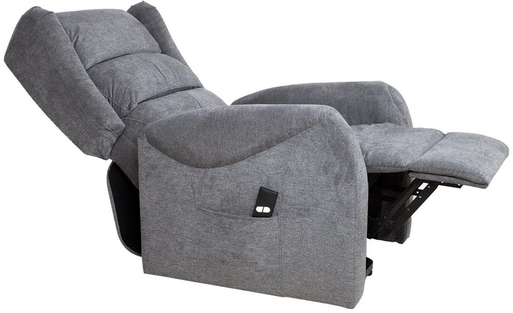 Lounge Chair Rye | size: Width: 77cm, Height: 106cm, Depth: 90cm | color: Gray | image: 3 | variant: 1000933