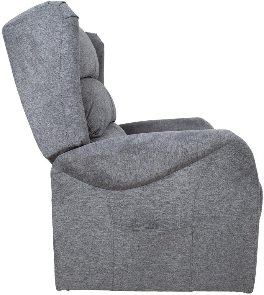 Lounge Chair Rye | size: Width: 77cm, Height: 106cm, Depth: 90cm | color: Gray | image: 5 | variant: 1000933