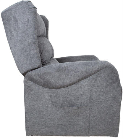 Lounge Chair Rye | size: Width: 77cm, Height: 106cm, Depth: 90cm | color: Gray | image: 5 | variant: 1000933