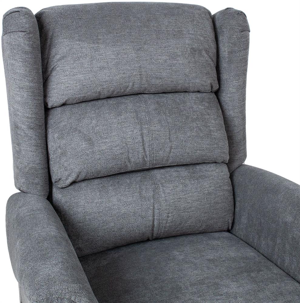 Lounge Chair Rye | size: Width: 77cm, Height: 106cm, Depth: 90cm | color: Gray | image: 7 | variant: 1000933