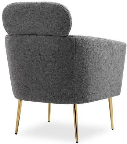 Lounge Chair Salerno | size: Width: 74cm, Height: 96cm, Depth: 70cm | color: Gray | image: 3 | variant: 1002788