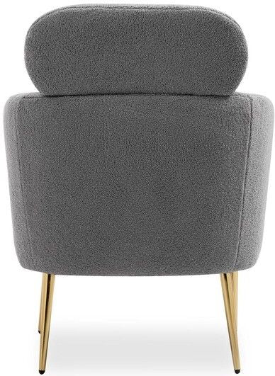 Lounge Chair Salerno | size: Width: 74cm, Height: 96cm, Depth: 70cm | color: Gray | image: 4 | variant: 1002788
