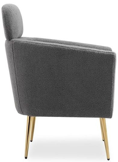 Lounge Chair Salerno | size: Width: 74cm, Height: 96cm, Depth: 70cm | color: Gray | image: 5 | variant: 1002788