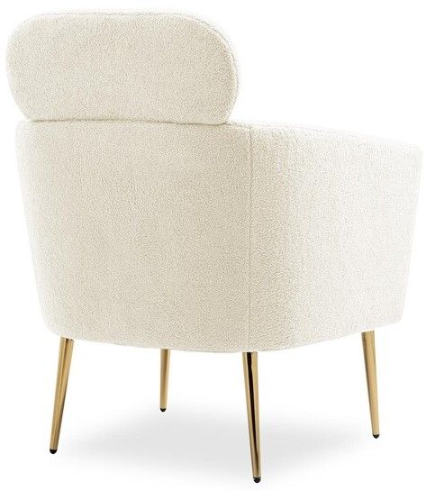 Lounge Chair Salerno | size: Width: 74cm, Height: 96cm, Depth: 70cm | color: White | image: 4 | variant: 1002787