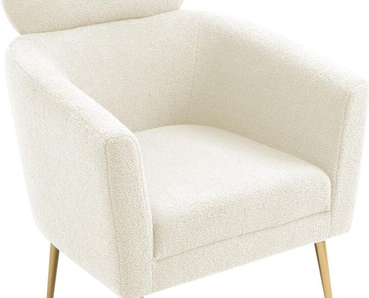 Lounge Chair Salerno | size: Width: 74cm, Height: 96cm, Depth: 70cm | color: White | image: 5 | variant: 1002787