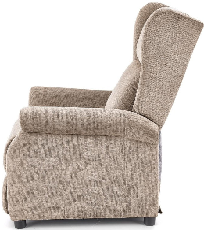 Lounge Chair St Denis | size: Width: 75cm, Height: 107cm, Depth: 92cm | color: Beige | image: 3 | variant: 1002671
