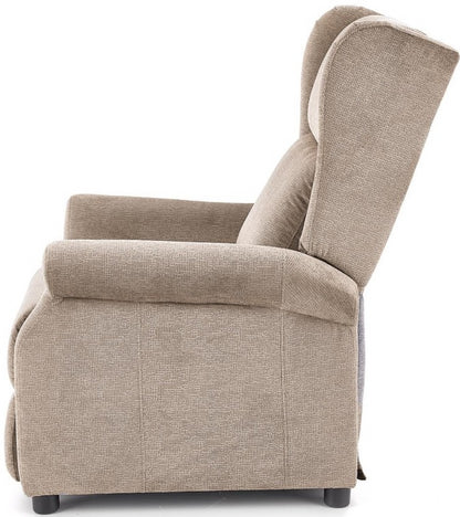 Lounge Chair St Denis | size: Width: 75cm, Height: 107cm, Depth: 92cm | color: Beige | image: 3 | variant: 1002671