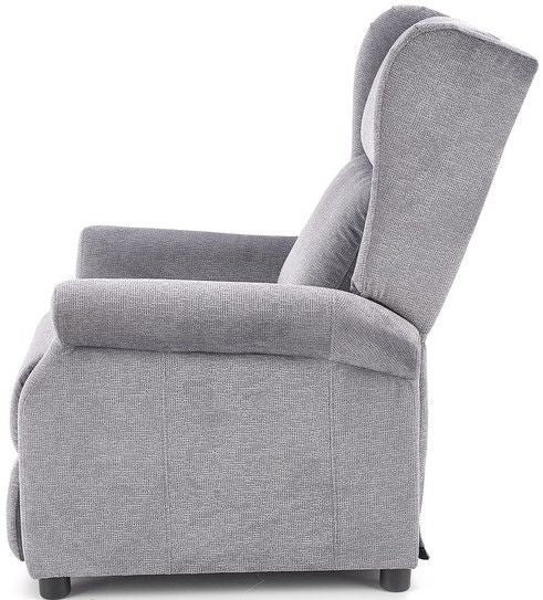 Lounge Chair St Denis | size: Width: 75cm, Height: 107cm, Depth: 92cm | color: Gray | image: 3 | variant: 1002672