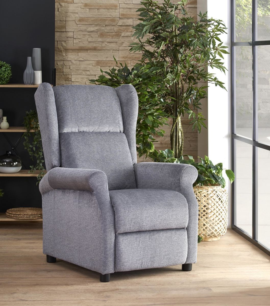 Lounge Chair St Denis | size: Width: 75cm, Height: 107cm, Depth: 92cm | color: Gray | image: 8 | variant: 1002672