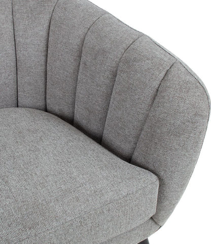 Lounge Chair Stratford | size: Width: 100cm, Height: 76cm, Depth: 88cm | color: Gray | image: 5 | variant: 1001047
