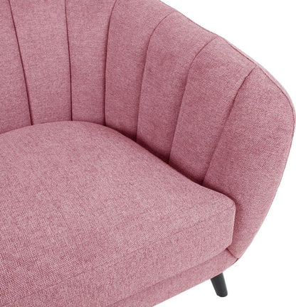 Lounge Chair Stratford | size: Width: 100cm, Height: 76cm, Depth: 88cm | color: Pink | image: 5 | variant: 1001049