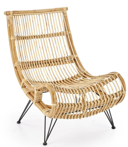Lounge Chair Stratford | size: Width: 60cm, Height: 85cm, Depth: 85cm | color: Brown/Black | image: 1 | variant: 1007360