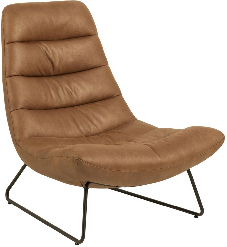 Lounge Chair Sudbury | size: Width: 82.5cm, Height: 97cm, Depth: 93cm | color: Brown | image: 1 | variant: 1001058