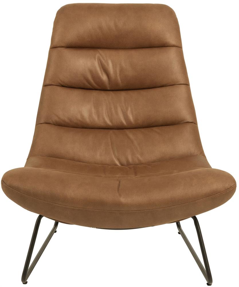 Lounge Chair Sudbury | size: Width: 82.5cm, Height: 97cm, Depth: 93cm | color: Brown | image: 2 | variant: 1001058