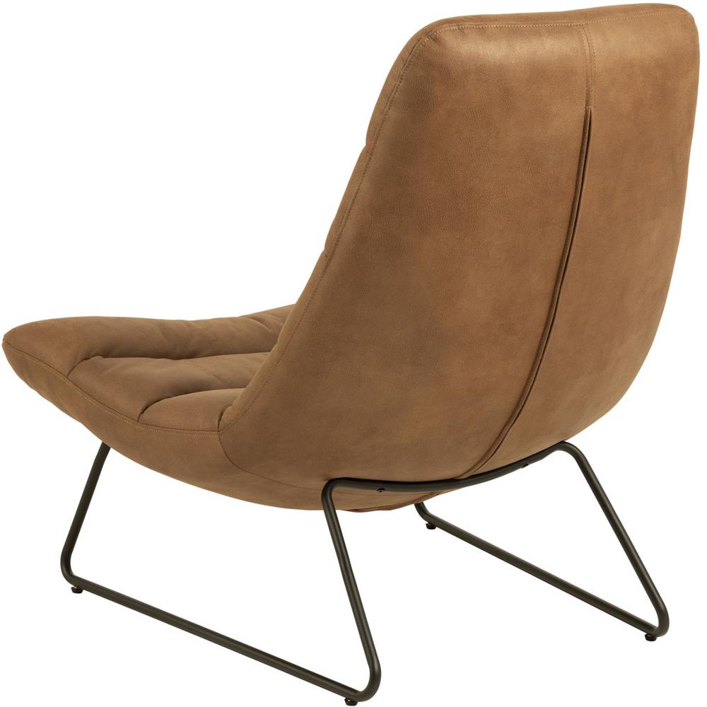 Lounge Chair Sudbury | size: Width: 82.5cm, Height: 97cm, Depth: 93cm | color: Brown | image: 3 | variant: 1001058