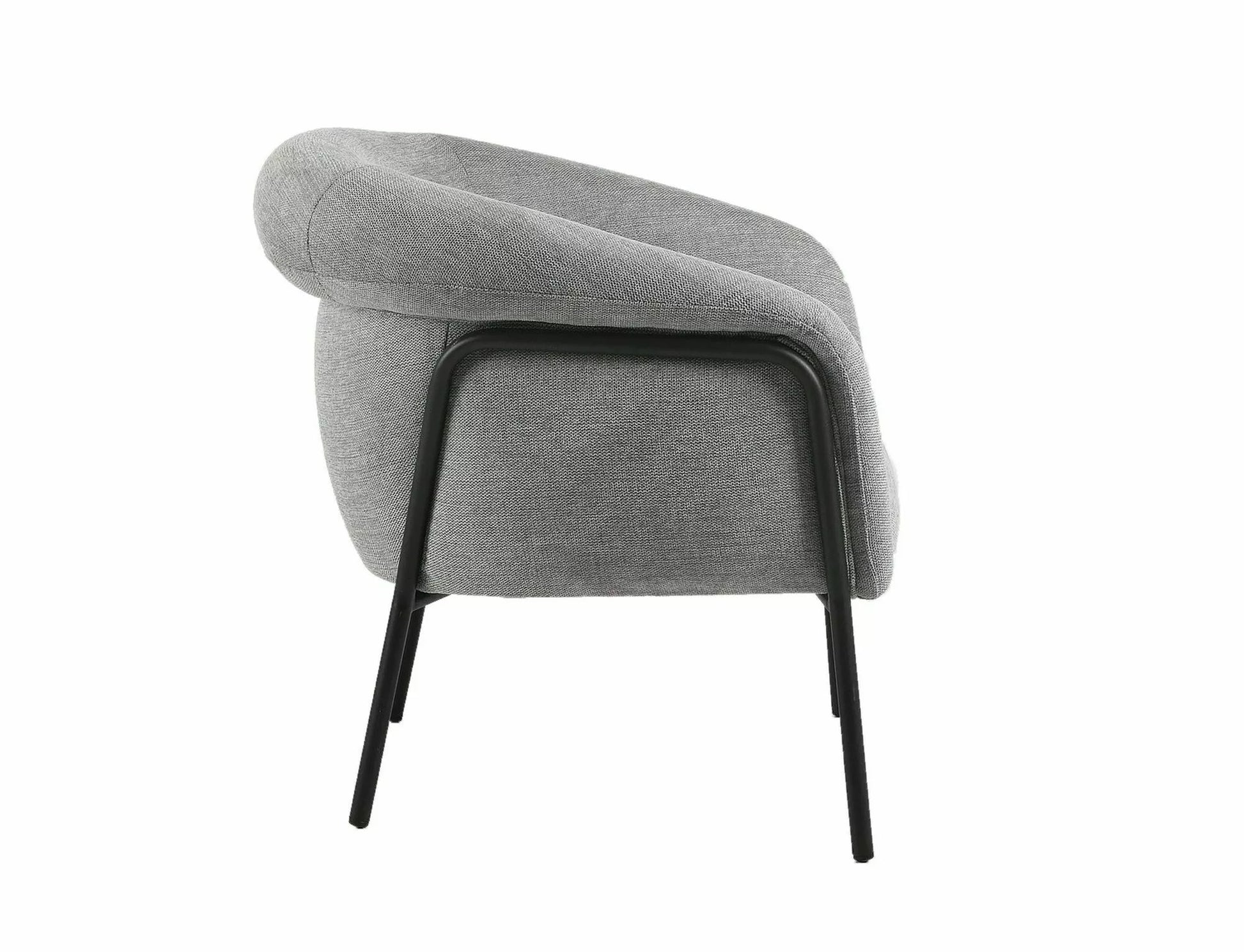 Lounge Chair Sunderland | size: Width: 69cm, Height: 71cm, Depth: 68cm | color: Gray | image: 3 | variant: 1004038