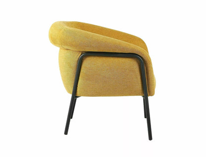 Lounge Chair Sunderland | size: Width: 69cm, Height: 71cm, Depth: 68cm | color: Yellow | image: 2 | variant: 1004037