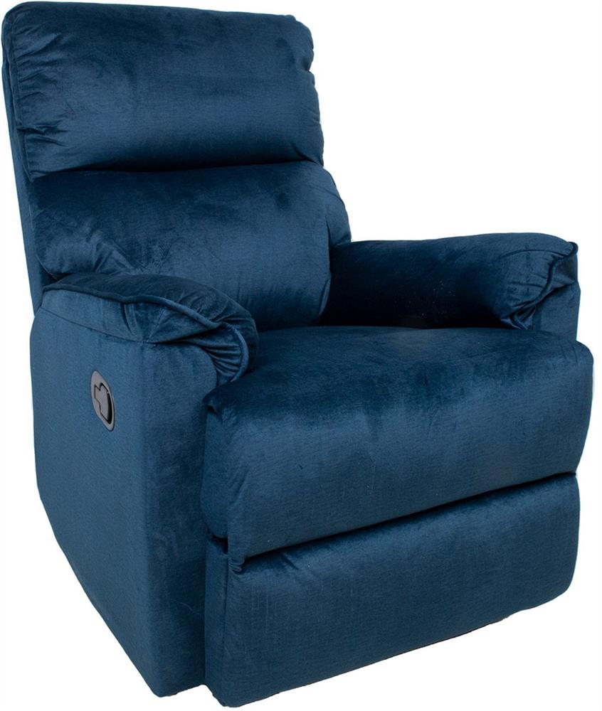 Lounge Chair Swanage | size: Width: 77cm, Height: 104cm, Depth: 86cm | color: Blue | image: 1 | variant: 1001002
