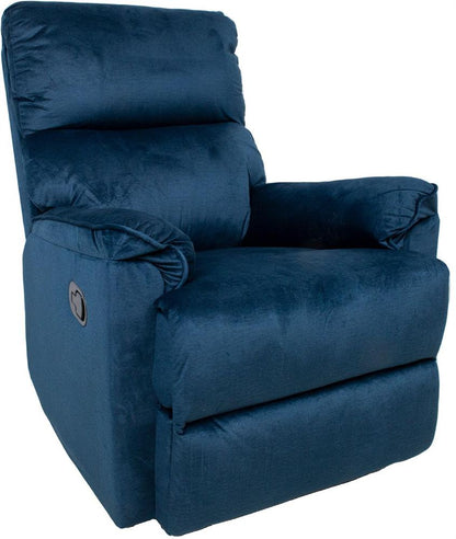 Lounge Chair Swanage | size: Width: 77cm, Height: 104cm, Depth: 86cm | color: Blue | image: 1 | variant: 1001002