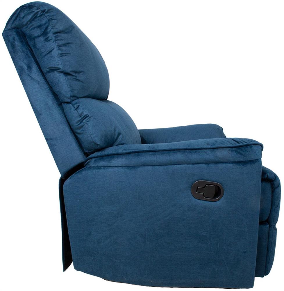 Lounge Chair Swanage | size: Width: 77cm, Height: 104cm, Depth: 86cm | color: Blue | image: 4 | variant: 1001002